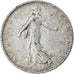 Coin, France, Semeuse, Franc, 1909, Paris, VF(30-35), Silver, KM:844.1