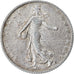 Munten, Frankrijk, Semeuse, Franc, 1911, Paris, ZF, Zilver, KM:844.1