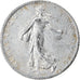 Coin, France, Semeuse, Franc, 1912, Paris, AU(50-53), Silver, KM:844.1