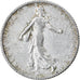 Moneta, Francia, Semeuse, Franc, 1912, Paris, BB+, Argento, KM:844.1