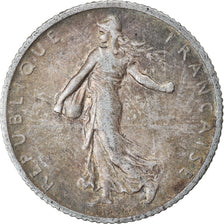 Coin, France, Semeuse, Franc, 1913, Paris, EF(40-45), Silver, KM:844.1