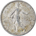 Moeda, França, Semeuse, Franc, 1913, Paris, AU(50-53), Prata, KM:844.1