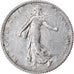 Moneda, Francia, Semeuse, Franc, 1913, Paris, MBC+, Plata, KM:844.1, Gadoury:467
