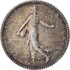 Coin, France, Semeuse, Franc, 1919, Paris, AU(55-58), Silver, KM:844.1