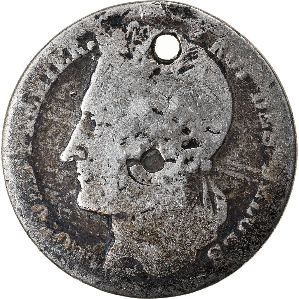 Coin, Belgium, Leopold I, 1/2 Franc, 1834, VG(8-10), Silver, KM:6