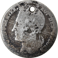 Moeda, Bélgica, Leopold I, 1/2 Franc, 1834, VG(8-10), Prata, KM:6