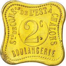 Coin, France, 2 Centimes, MS(60-62), Brass, Elie:30.2