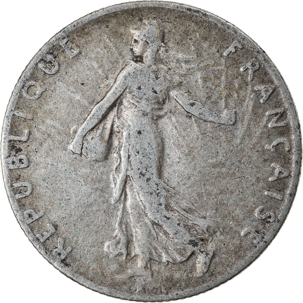 Munten, Frankrijk, Semeuse, 50 Centimes, 1911, FR, Zilver, KM:854, Gadoury:420