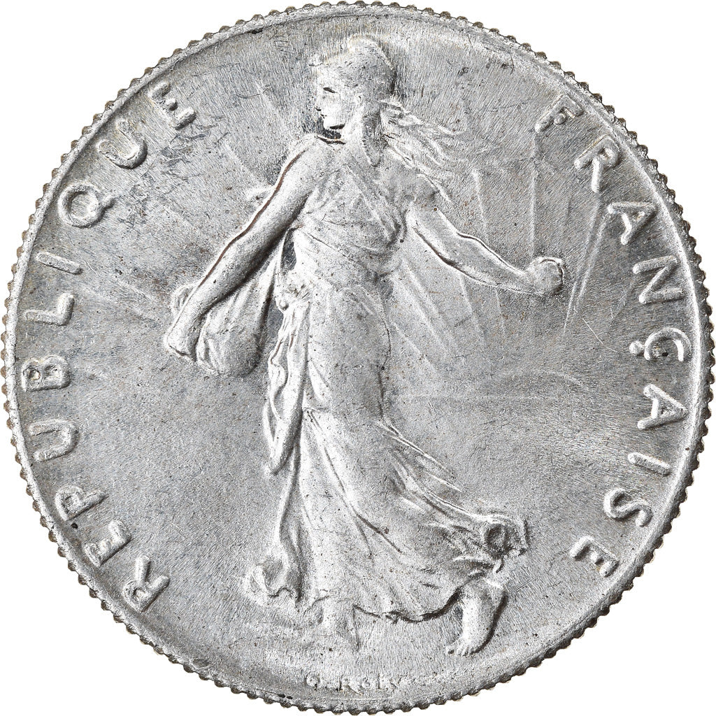 Munten, Frankrijk, Semeuse, 50 Centimes, 1913, Paris, UNC-, Zilver, KM:854