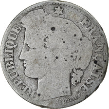 Münze, Frankreich, Cérès, 50 Centimes, 1871, Bordeaux, SGE, Silber, KM:834.2