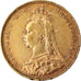 Moneta, Australia, Victoria, Sovereign, 1892, Sydney, BB+, Oro, KM:10