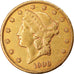 Moneta, USA, Liberty Head, $20, Double Eagle, 1900, U.S. Mint, San Francisco