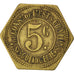 Moneta, Francja, 5 Centimes, EF(40-45), Mosiądz, Elie:30.3