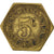 Coin, France, 5 Centimes, EF(40-45), Brass, Elie:30.3