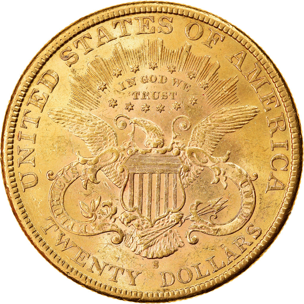 Coin, United States, Liberty Head, $20, Double Eagle, 1898, U.S. Mint, San