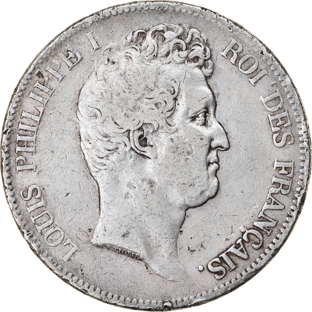 Coin, France, Louis-Philippe, 5 Francs, 1831, Paris, VF(20-25), Silver