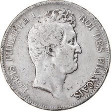 Coin, France, Louis-Philippe, 5 Francs, 1831, Paris, VF(20-25), Silver