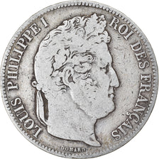 Coin, France, Louis-Philippe, 5 Francs, 1841, Paris, VF(20-25), Silver