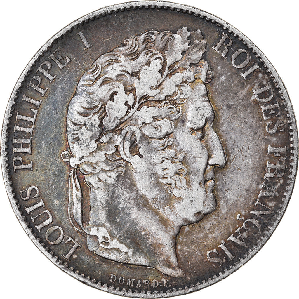 Coin, France, Louis-Philippe, 5 Francs, 1847, Paris, VF(30-35), Silver