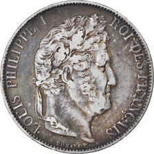 Coin, France, Louis-Philippe, 5 Francs, 1847, Paris, VF(30-35), Silver