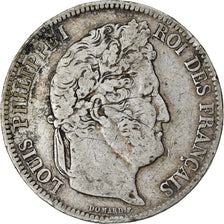 Coin, France, Louis-Philippe, 5 Francs, 1841, Lille, VF(20-25), Silver