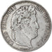 Moneda, Francia, Louis-Philippe, 5 Francs, 1843, Lille, BC+, Plata, KM:749.13