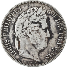 Monnaie, France, Louis-Philippe, 5 Francs, 1842, Strasbourg, TB+, Argent