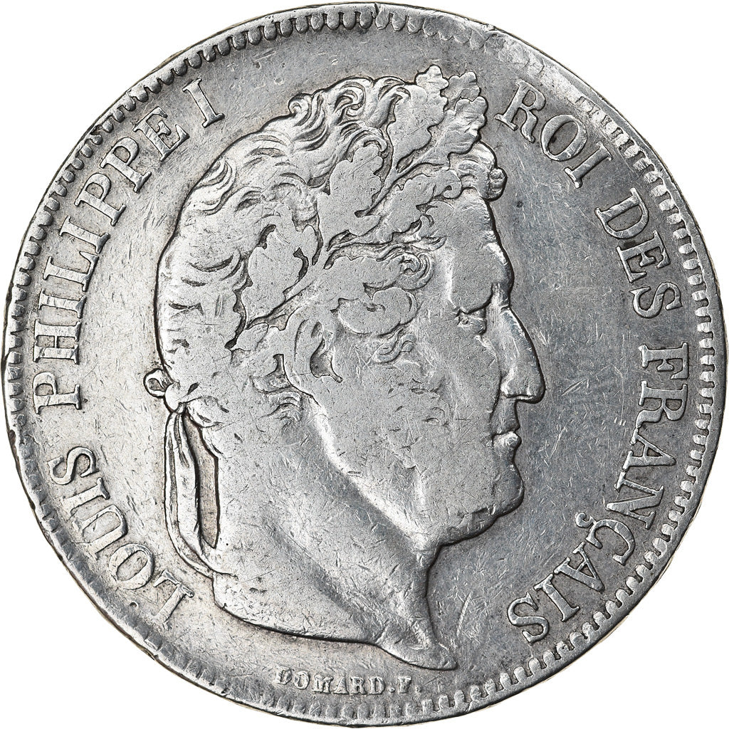 Coin, France, Louis-Philippe, 5 Francs, 1832, Limoges, VF(20-25), Silver