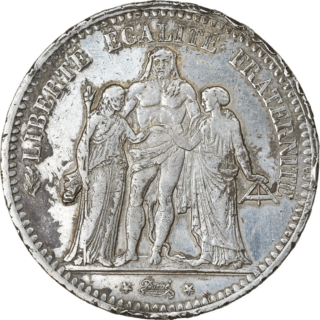 Coin, France, Hercule, 5 Francs, 1849, Paris, AU(50-53), Silver, KM:756.1