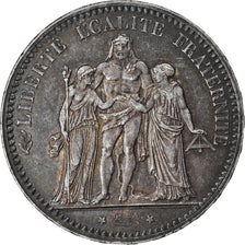 Monnaie, France, Hercule, 5 Francs, 1875, Paris, SUP, Argent, Gadoury:745a