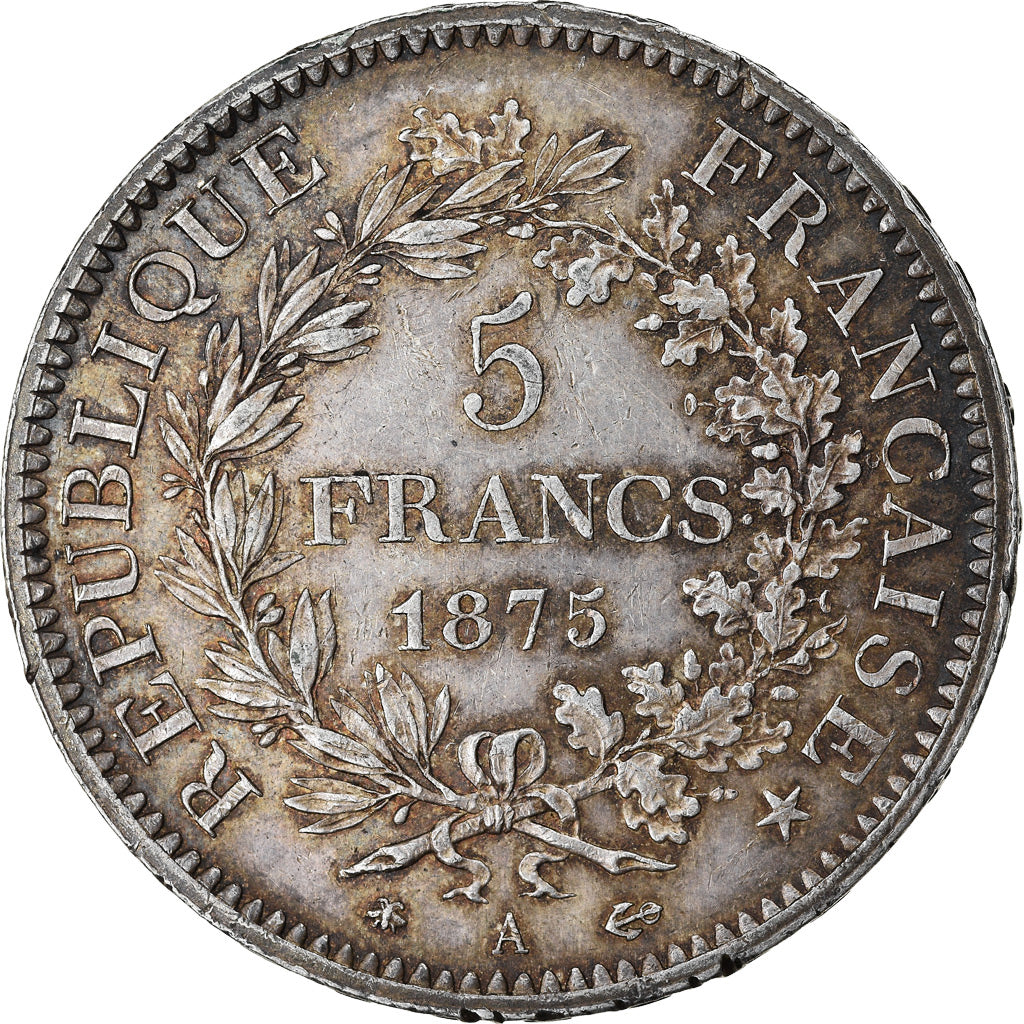 Monnaie, France, Hercule, 5 Francs, 1875, Paris, SUP, Argent, Gadoury:745a
