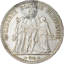 Coin, France, Hercule, 5 Francs, 1877, Paris, MS(60-62), Silver, KM:820.1