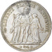 Coin, France, Hercule, 5 Francs, 1877, Paris, MS(60-62), Silver, KM:820.1