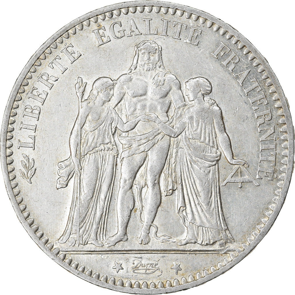 Coin, France, Hercule, 5 Francs, 1875, Paris, AU(50-53), Silver, KM:820.1