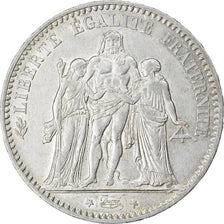 Coin, France, Hercule, 5 Francs, 1875, Paris, AU(50-53), Silver, KM:820.1
