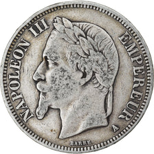Moeda, França, Napoleon III, Napoléon III, 5 Francs, 1868, Paris, VF(30-35)