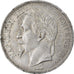 Moneda, Francia, Napoleon III, Napoléon III, 5 Francs, 1870, Paris, MBC, Plata