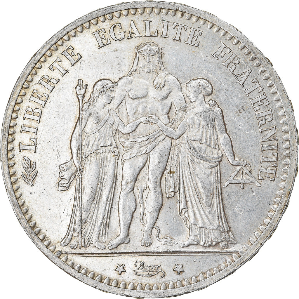 Coin, France, Hercule, 5 Francs, 1873, Paris, AU(55-58), Silver, KM:820.1