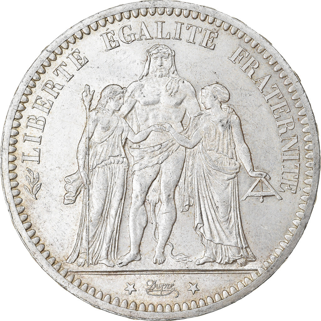 Coin, France, Hercule, 5 Francs, 1873, Paris, MS(60-62), Silver, KM:820.1