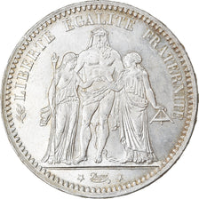 Coin, France, Hercule, 5 Francs, 1873, Paris, MS(63), Silver, KM:820.1