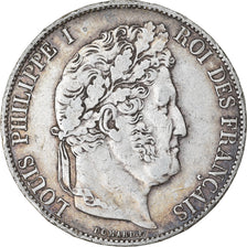 Coin, France, Louis-Philippe, 5 Francs, 1847, Paris, EF(40-45), Silver