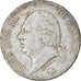 Coin, France, Louis XVIII, Louis XVIII, 5 Francs, 1824, Rouen, VF(20-25)