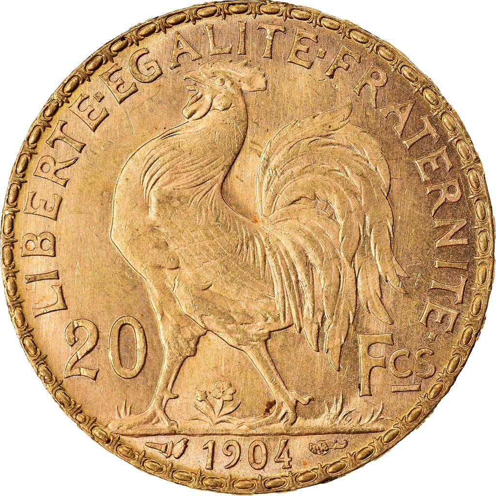 Münze, Frankreich, Marianne, 20 Francs, 1904, Paris, UNZ, Gold, KM:847