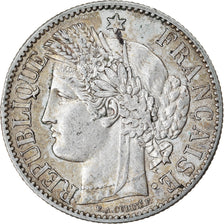 Coin, France, Cérès, 2 Francs, 1895, Paris, AU(55-58), Silver, KM:817.1