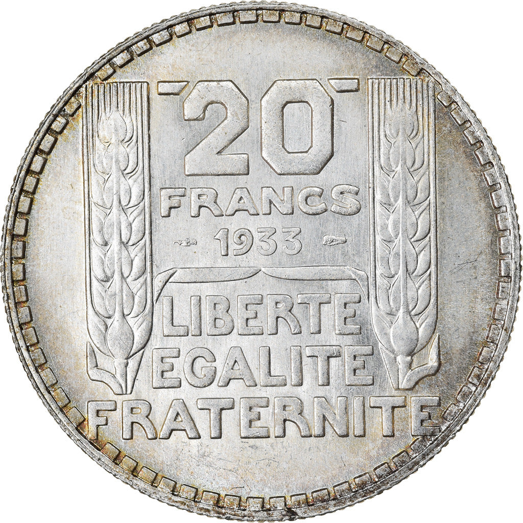 Monnaie, France, Turin, 20 Francs, 1933, Paris, SPL+, Argent, Gadoury:852