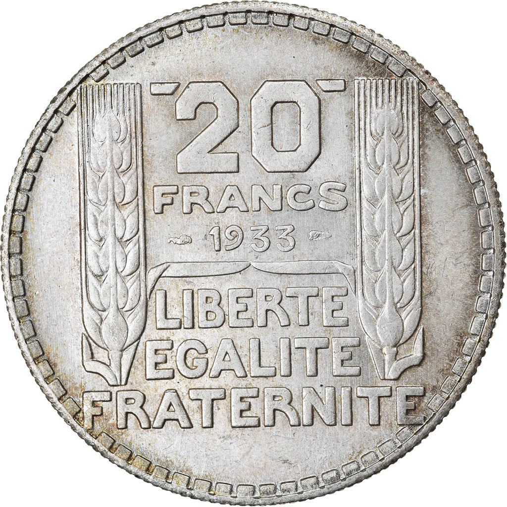 Monnaie, France, Turin, 20 Francs, 1933, Paris, SPL, Argent, Gadoury:852, KM:879