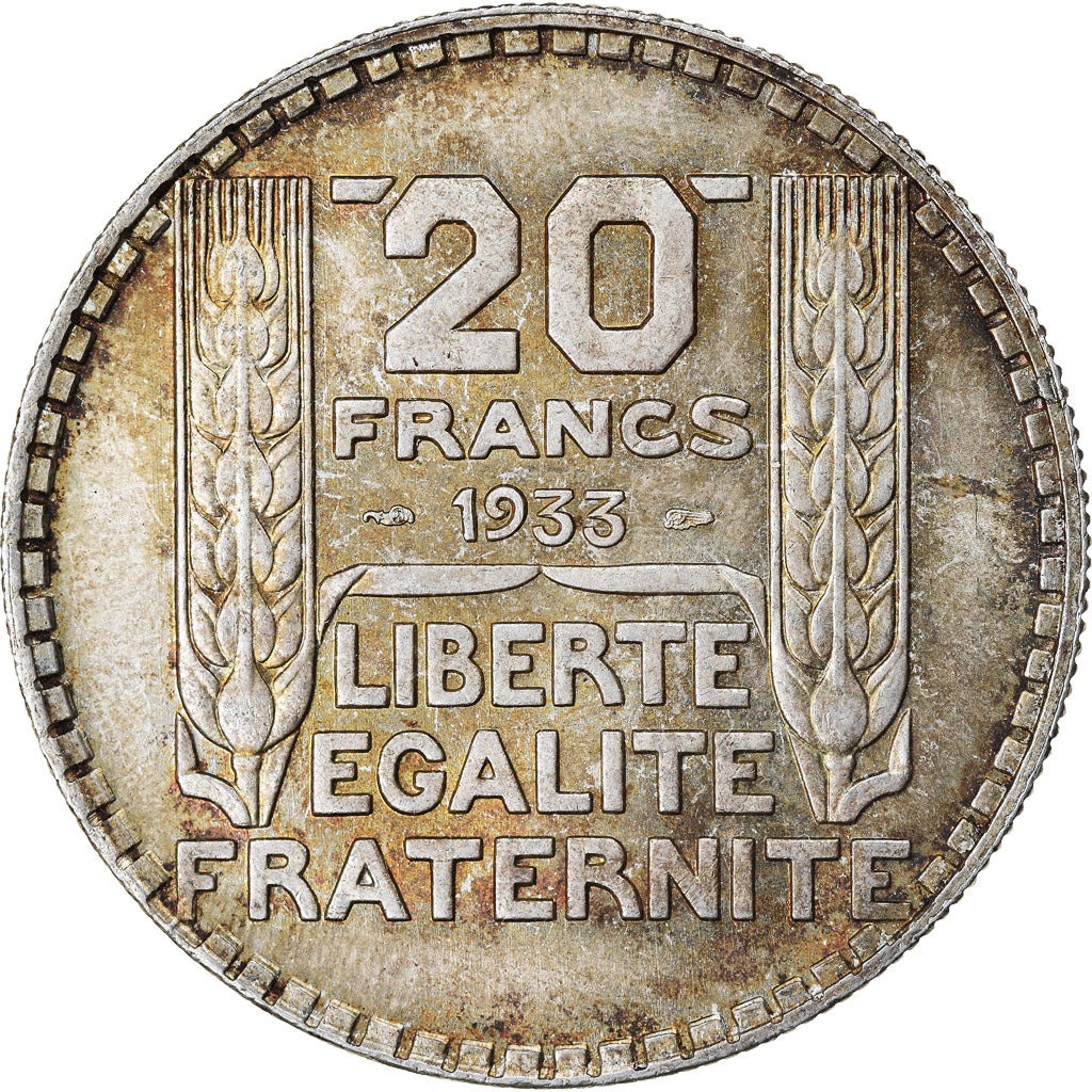 Monnaie, France, Turin, 20 Francs, 1933, Paris, SPL, Argent, Gadoury:852, KM:879
