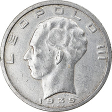 Coin, Belgium, 50 Francs, 50 Frank, 1939, AU(50-53), Silver, KM:121