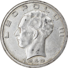 Coin, Belgium, 50 Francs, 50 Frank, 1940, EF(40-45), Silver, KM:121