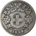 Coin, Switzerland, 20 Rappen, 1850, Bern, VF(30-35), Billon, KM:7
